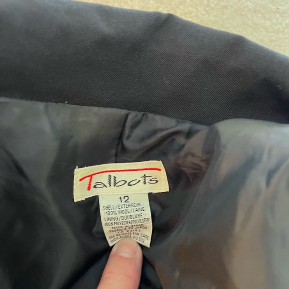 Navy Talbot double breasted blazer. - Picture 3 of 3